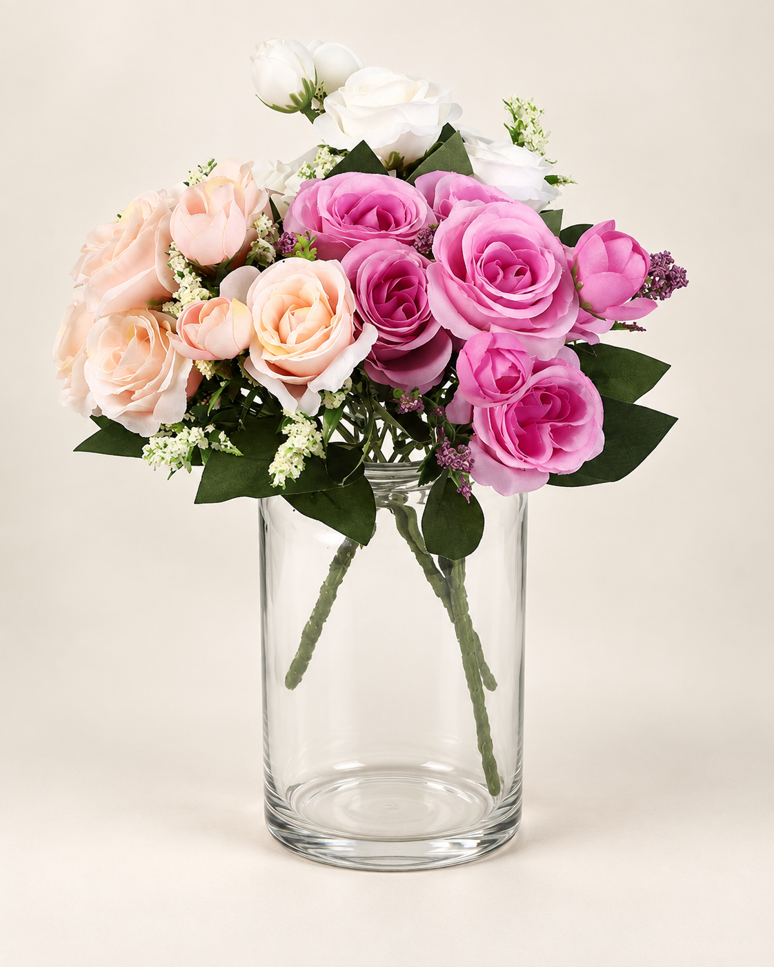 Buquê de flores artificiais enfeites de mesa - Cores